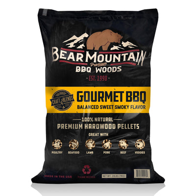 Bear Mountain BBQ FK90 Craft Blends Hardwood Gourmet Blend Smoker Pellets, 20 Lb - VMInnovations