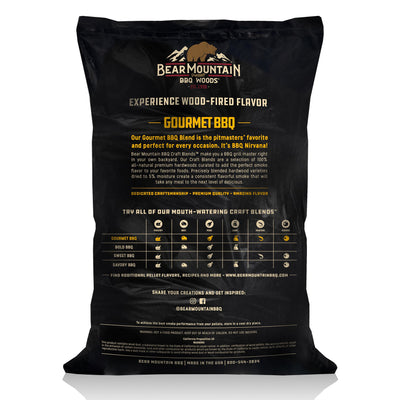 Bear Mountain BBQ FK90 Craft Blends Hardwood Gourmet Blend Smoker Pellets, 20 Lb - VMInnovations