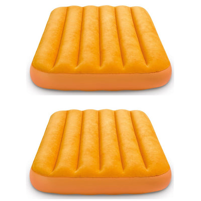 Intex Cozy Kidz Bright Inflatable Air Bed Mattress w/Carry Bag(Open Box)(2 Pack)