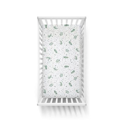 Goumikids 5 Piece Soft Organic Cotton Nursery Crib Bedding Set (Open Box)