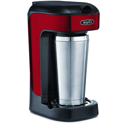 Bella Easy to Use 1 Cup Powerful Compact Coffee Maker Machine (Refurbished) - VMInnovations
