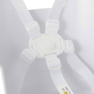 Be Mindful Convertible Adjustable Modern Children's Baby Table High Chair, White