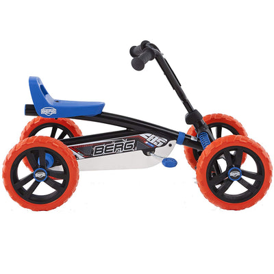 Berg Buzzy Nitro Toddler Adjustable Compact Pedal Safe Go Kart, Blue (Open Box)