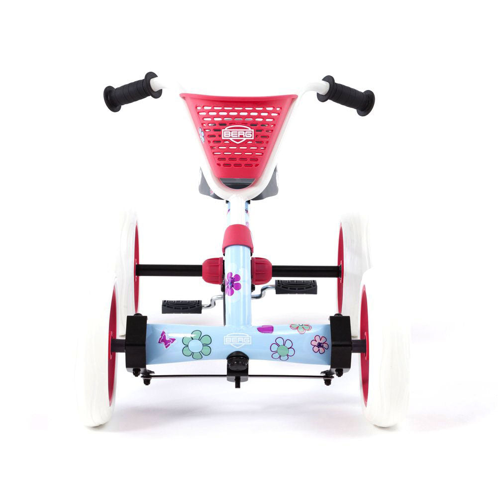 Berg Buzzy Bloom Toddler Compact Pedal Powered Go Kart, Light Blue (Open Box)