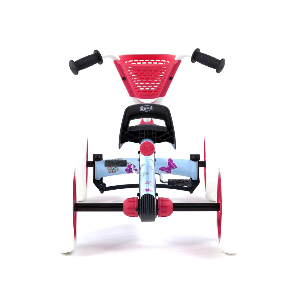 Berg Buzzy Bloom Toddler Compact Pedal Powered Go Kart, Light Blue (Open Box)