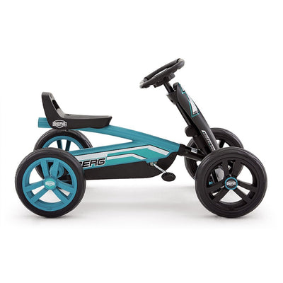Berg Racing Kids Adjustable Seat Compact Pedal Powered Go Kart, Blue (Open Box)