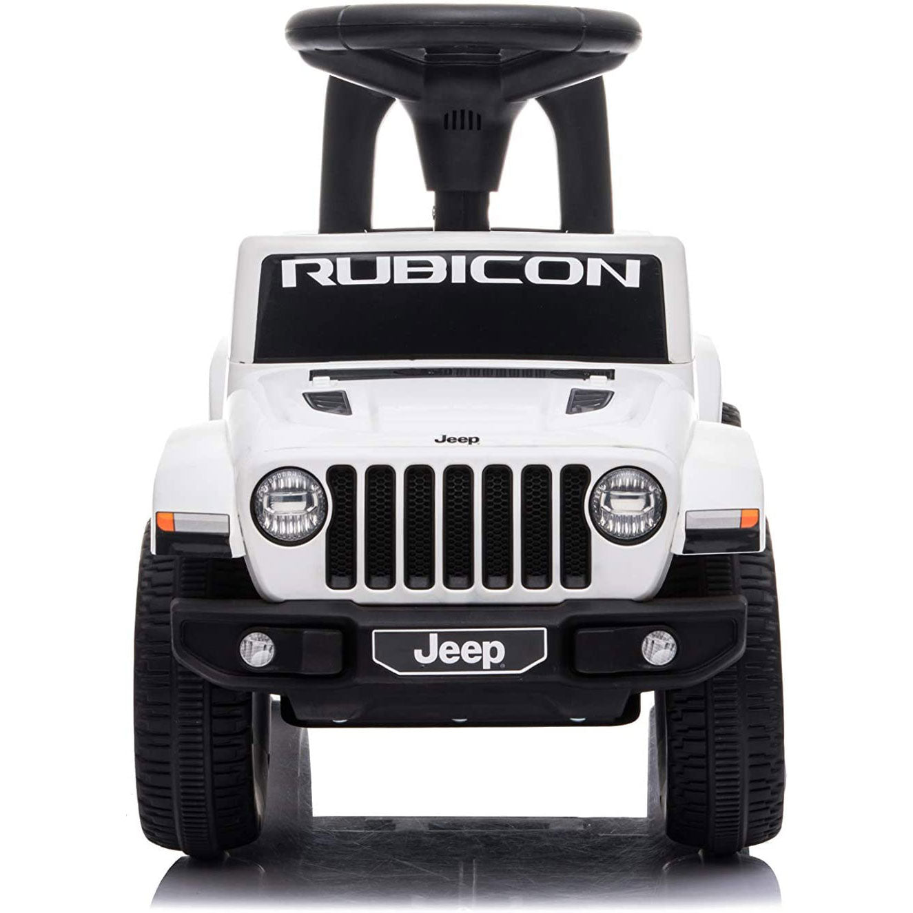 Best Ride On Cars Baby Toddler Jeep Rubicon Push Car Riding Toy Vehicle, White - VMInnovations