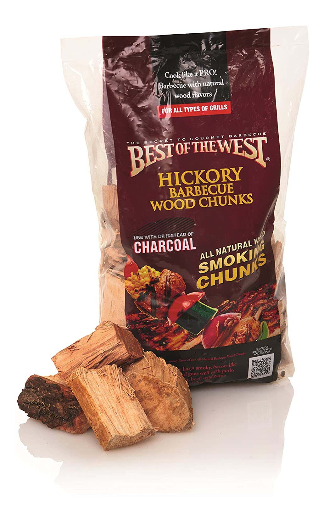 Best of the West BBQ Multi Flavored Smoking Wood Chunk Grilling Bundle (3 Pack)