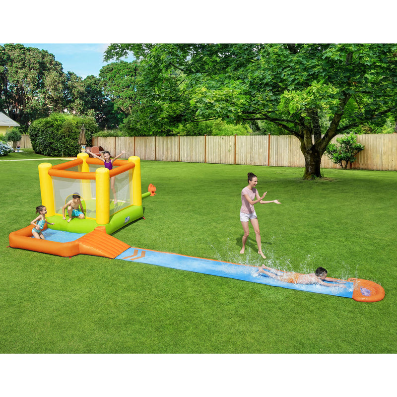 H2OGO! Splash & Dash Kids Inflatable Outdoor Bounce House & Water Slide (Used)