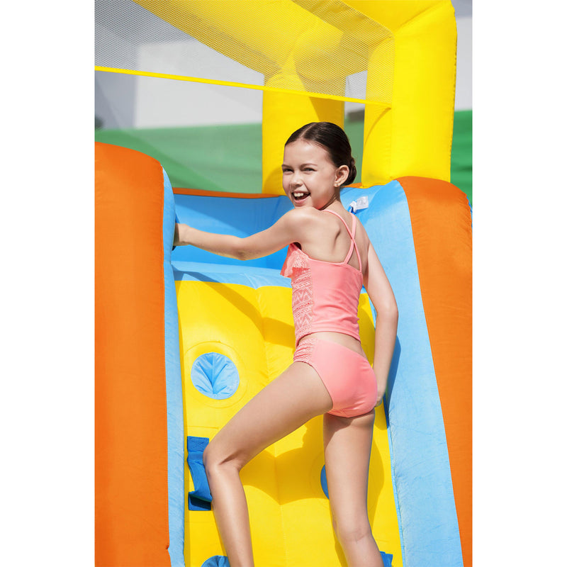 H2OGO! Beachfront Bonanza Kids Inflatable Mega Water Park with Slide (Open Box)
