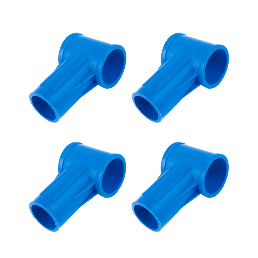 Bestway T-Plastic Connector for Splash Frame Pools (New Without Box) (4 Pack)