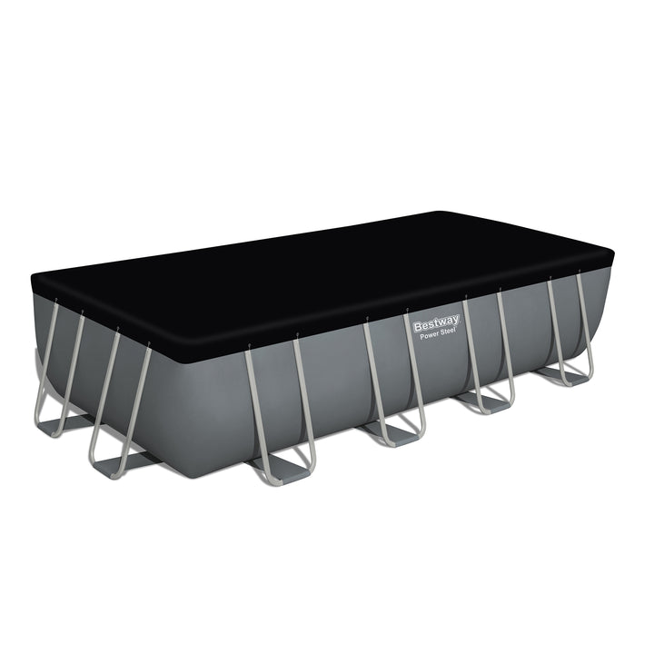 Bestway 18ft x 9ft x 48in Above Ground Swimming Pool w/Ladder & Pump (For Parts) - VMInnovations