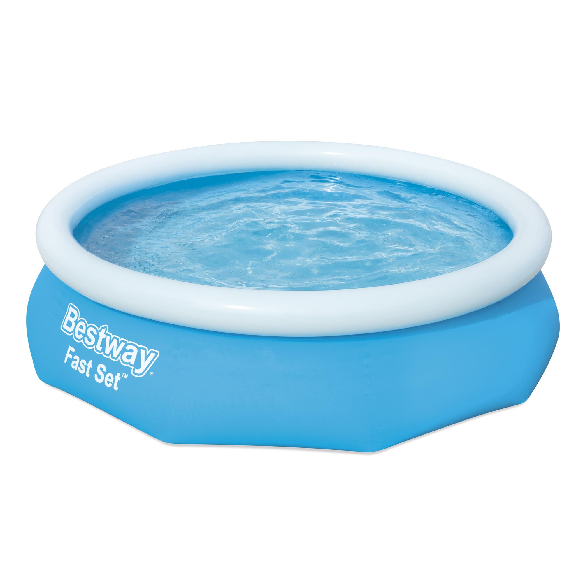 Bestway 10' x 30" Fast Set Inflatable Above Ground Swimming Pool w/ Filter Pump