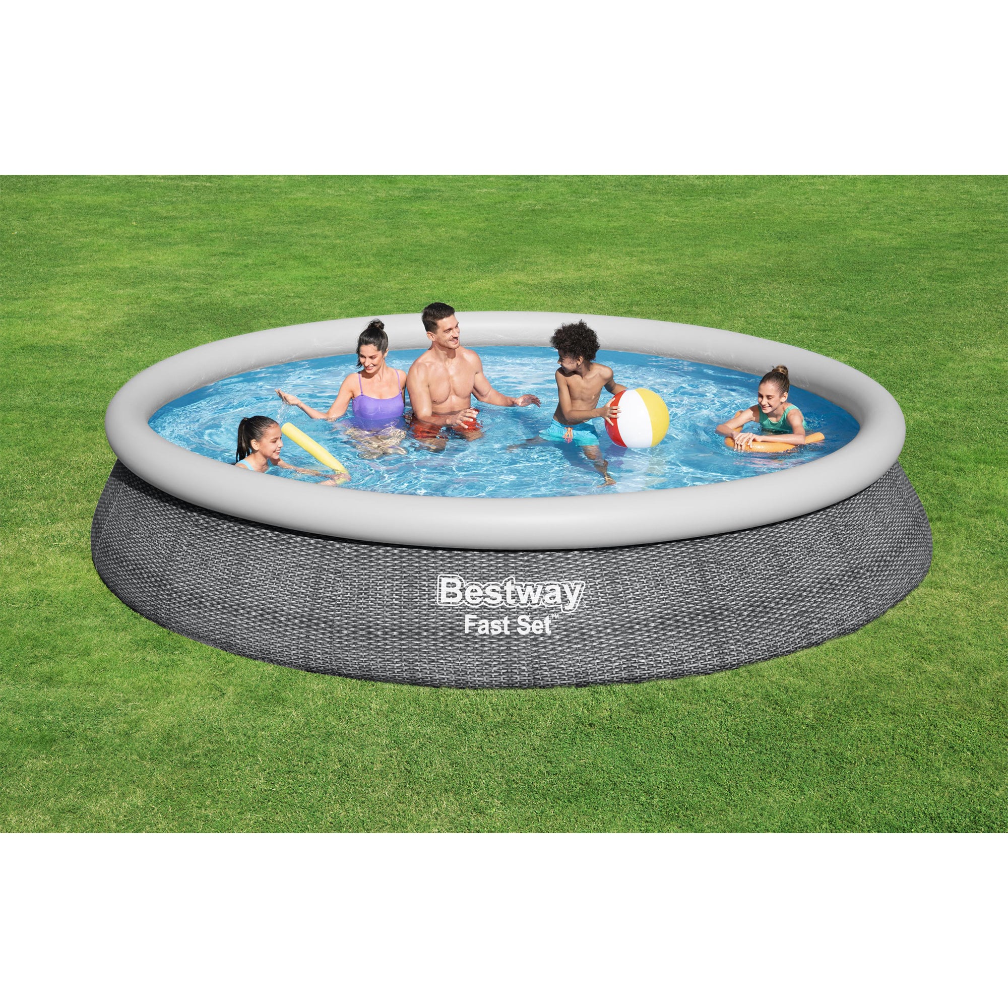 Bestway 15'x33" Inflatable Above Ground Pool w/ 330 GPH Filter Pump (Used) - VMInnovations
