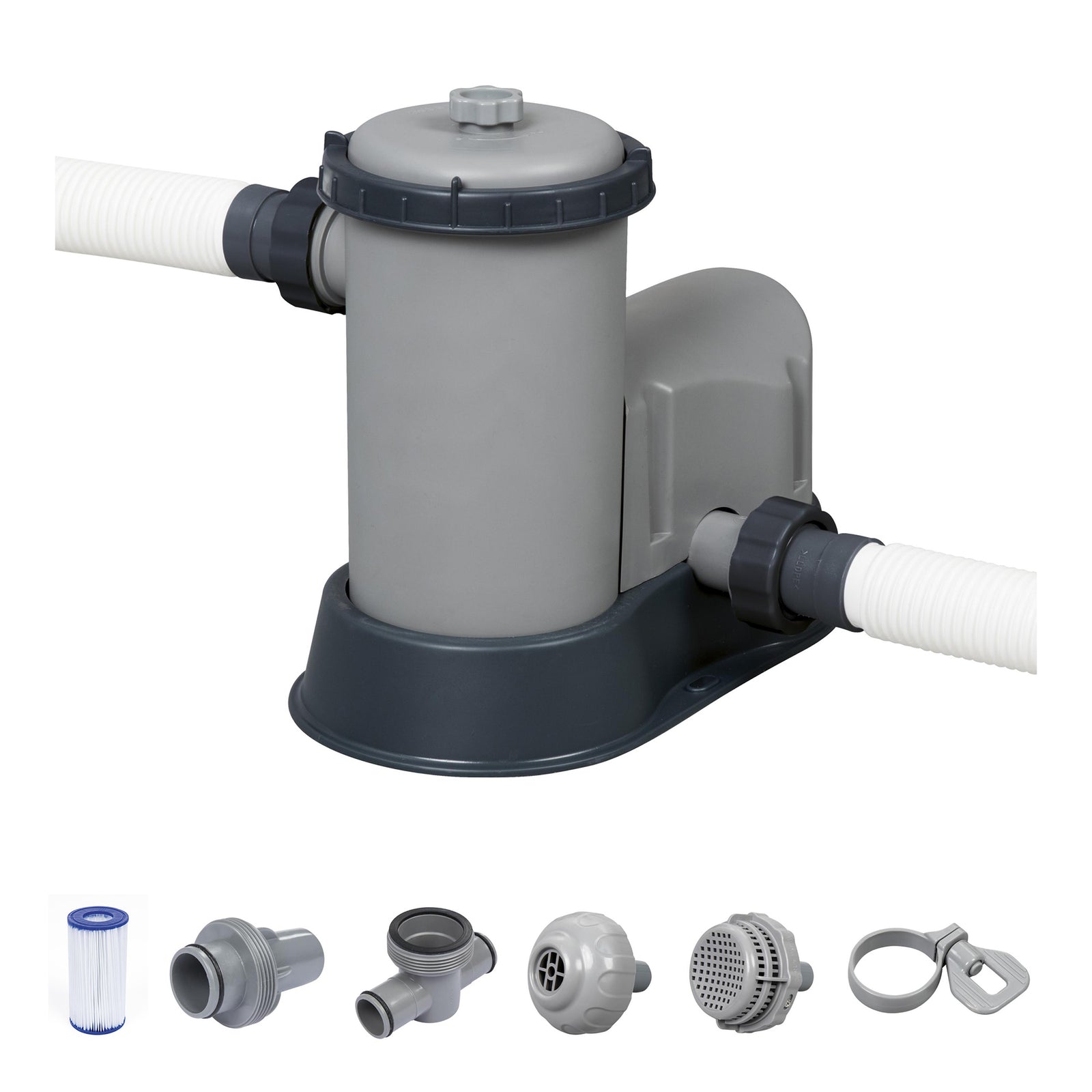 Bestway Flow Clear 1500 GPH Above Ground Swimming Pool Filter Pump (Open Box) - VMInnovations