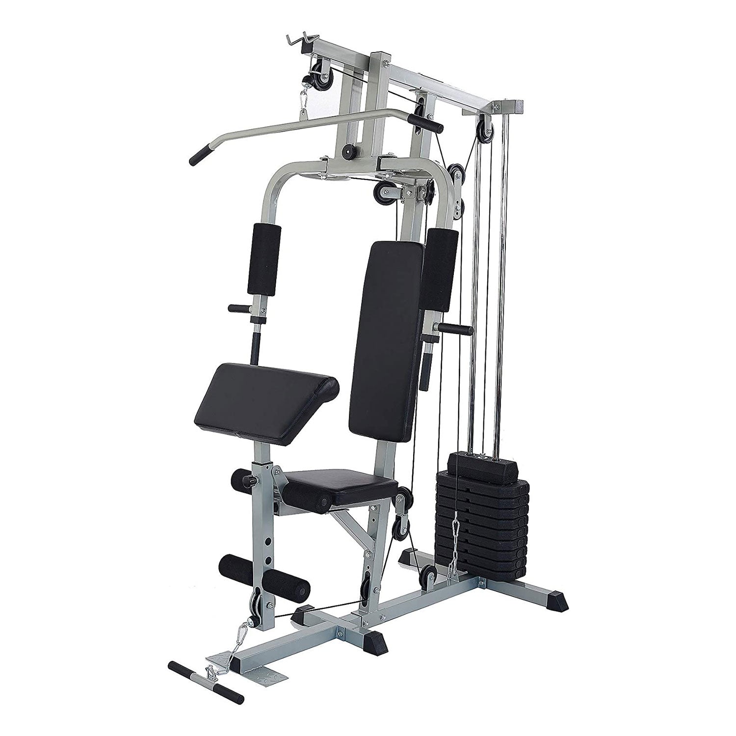 Everyday Essentials Home Gym Bench Strength Workout Station and Exercise Mat - VMInnovations