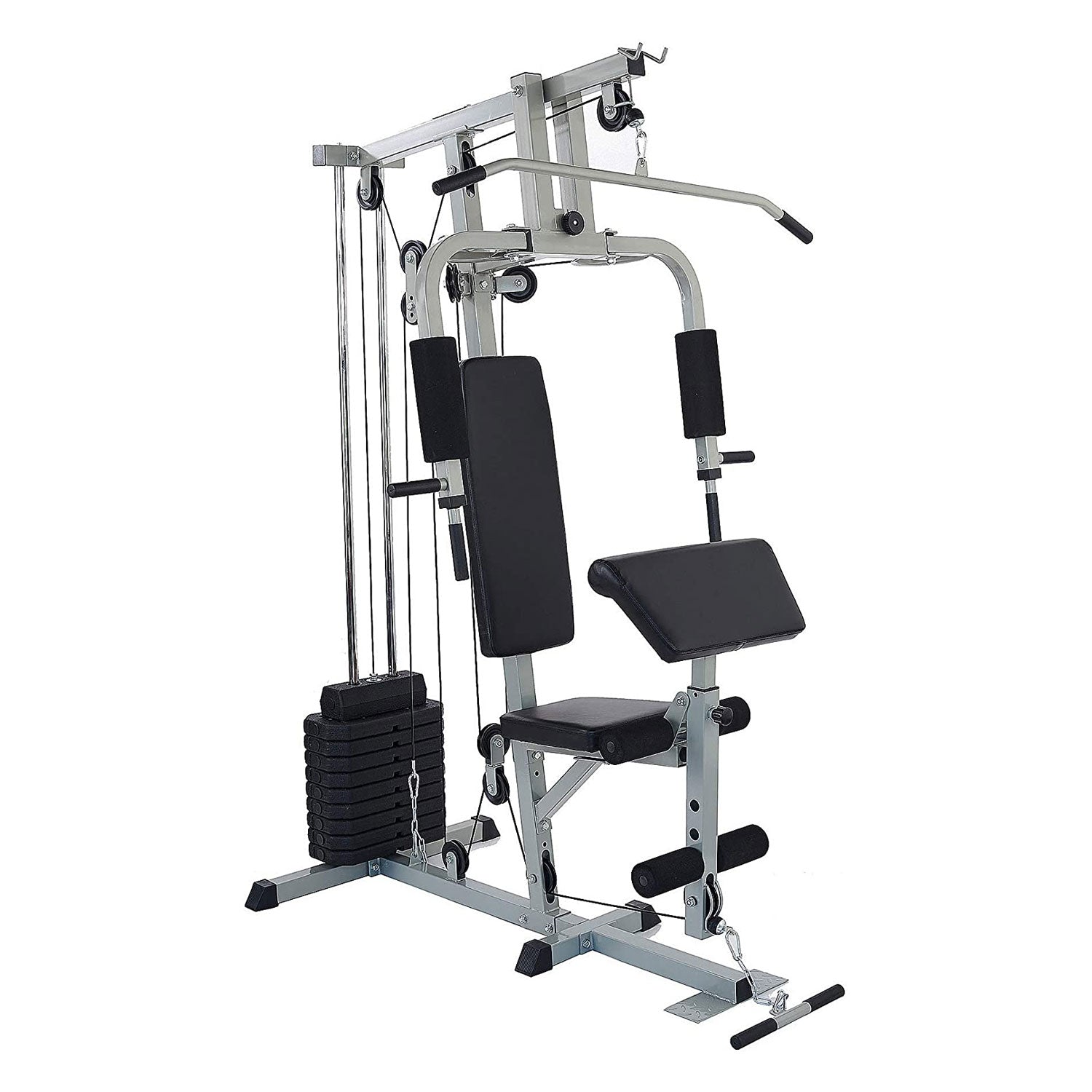 Everyday Essentials Home Gym Bench Strength Workout Station and Exercise Mat - VMInnovations
