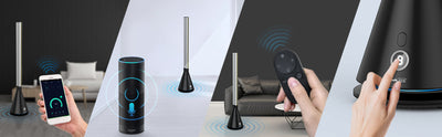 Geek Aire BF1S 40 Inch Bladeless Tower Fan Oscillating 9 Speed, Black(For Parts) - VMInnovations
