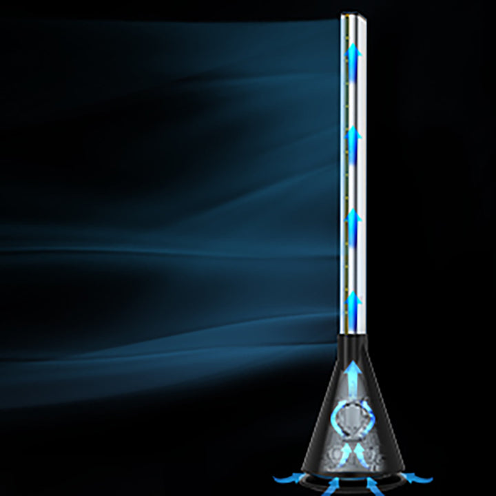 Geek Aire BF1S 40 Inch Bladeless Tower Fan Oscillating 9 Speed, Black(For Parts)