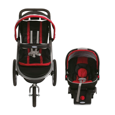 Graco FastAction Fold Jogging Stroller & SnugRide 35 Car Seat - Open Box