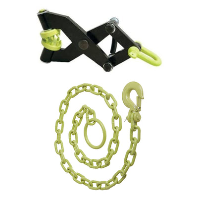 Brush Grubber BG-01 Original Brush Root Puller Remover Tool and BG-04 Tugger Chain