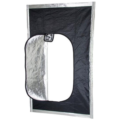 Hydrofarm Insulated Reflective Greenhouse Grow Room Hatch Zipper Door (Open Box) - VMInnovations