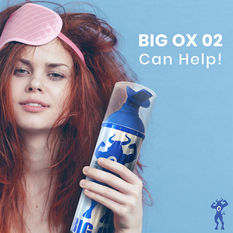 Big Ox O2 10 L Aluminum Oxygen Can w/ Mouthpiece, Eucalyptus Energizer (2 Pack)