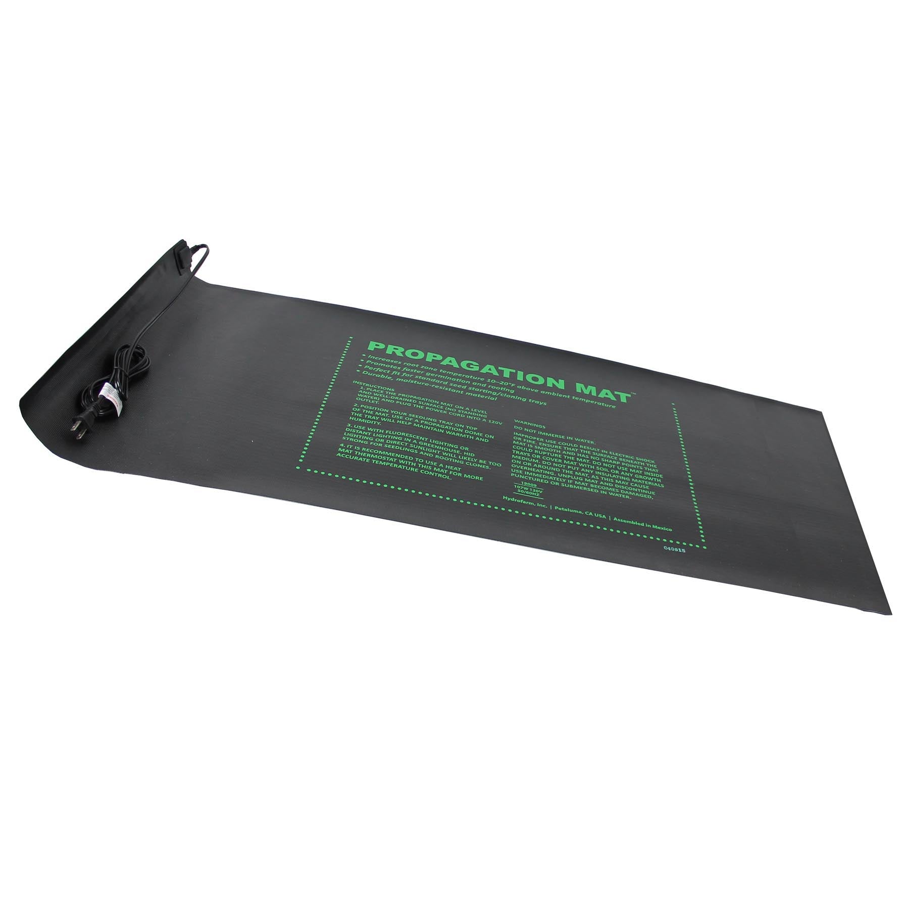Hydroponic 107W Seed Start Seedling Propogation 48 x 20.75" Heat Mat (Used)
