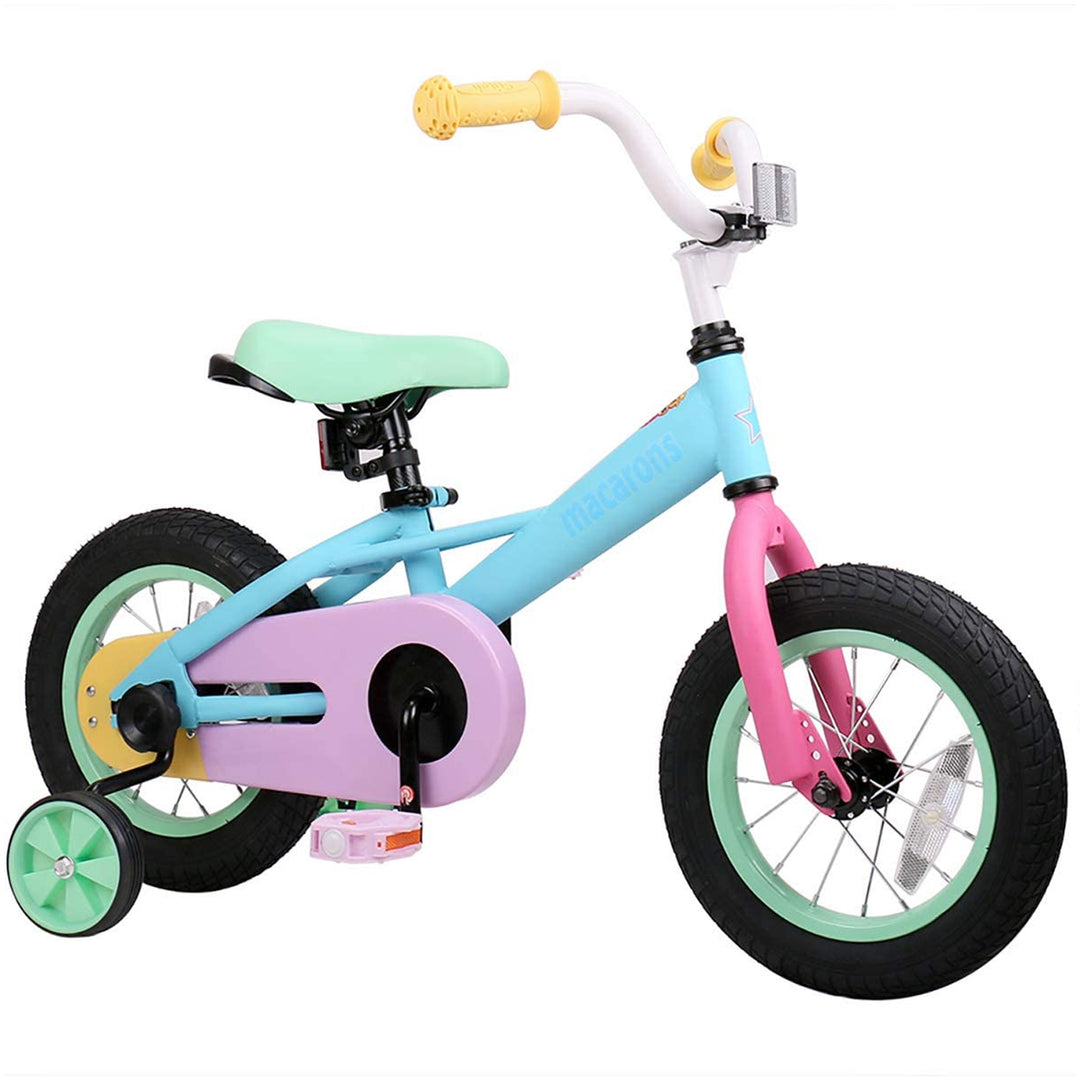 Joystar Macaroon 14 Inch Ages 3-5 Toddler Balance Training Wheels (Open Box) - VMInnovations
