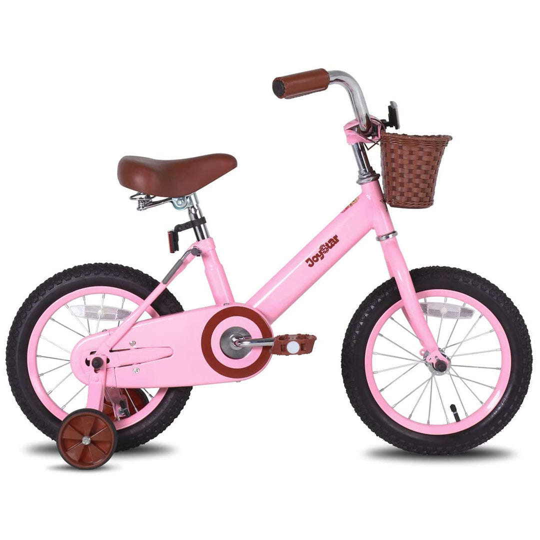 Joystar Vintage 16" Ages 4 to 7 Kids Training Wheel Bike with Basket (Open Box)