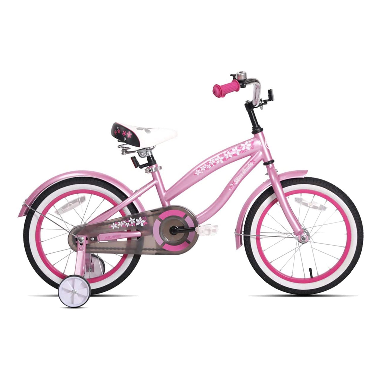 Joystar Beach Cruiser 14" Kids Toddler Bicycle with Training Wheels, Pink (Used) - VMInnovations