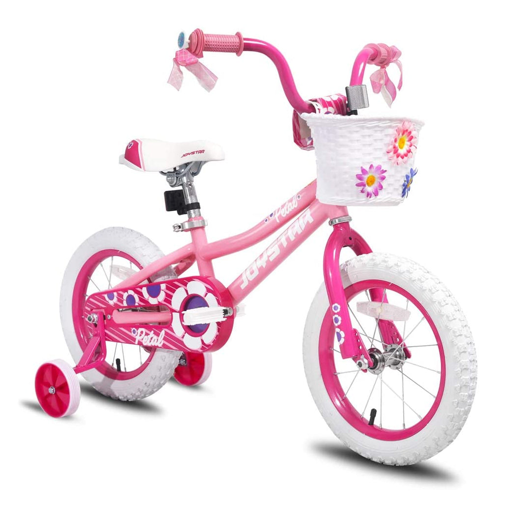 Joystar Petal 16 Inch Kids Bike Bicycle Training Wheels, Ages 4 to 7 (For Parts)