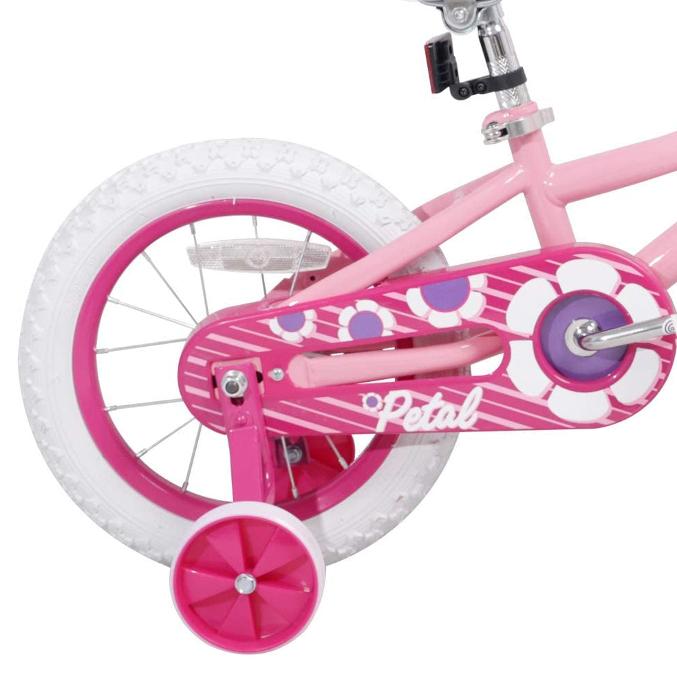 Joystar Petal 16 Inch Kids Bike Bicycle Training Wheels, Ages 4 to 7 (For Parts)
