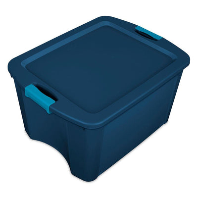 Sterilite 18 Gallon Latch and Carry Storage Tote Box (Open Box)