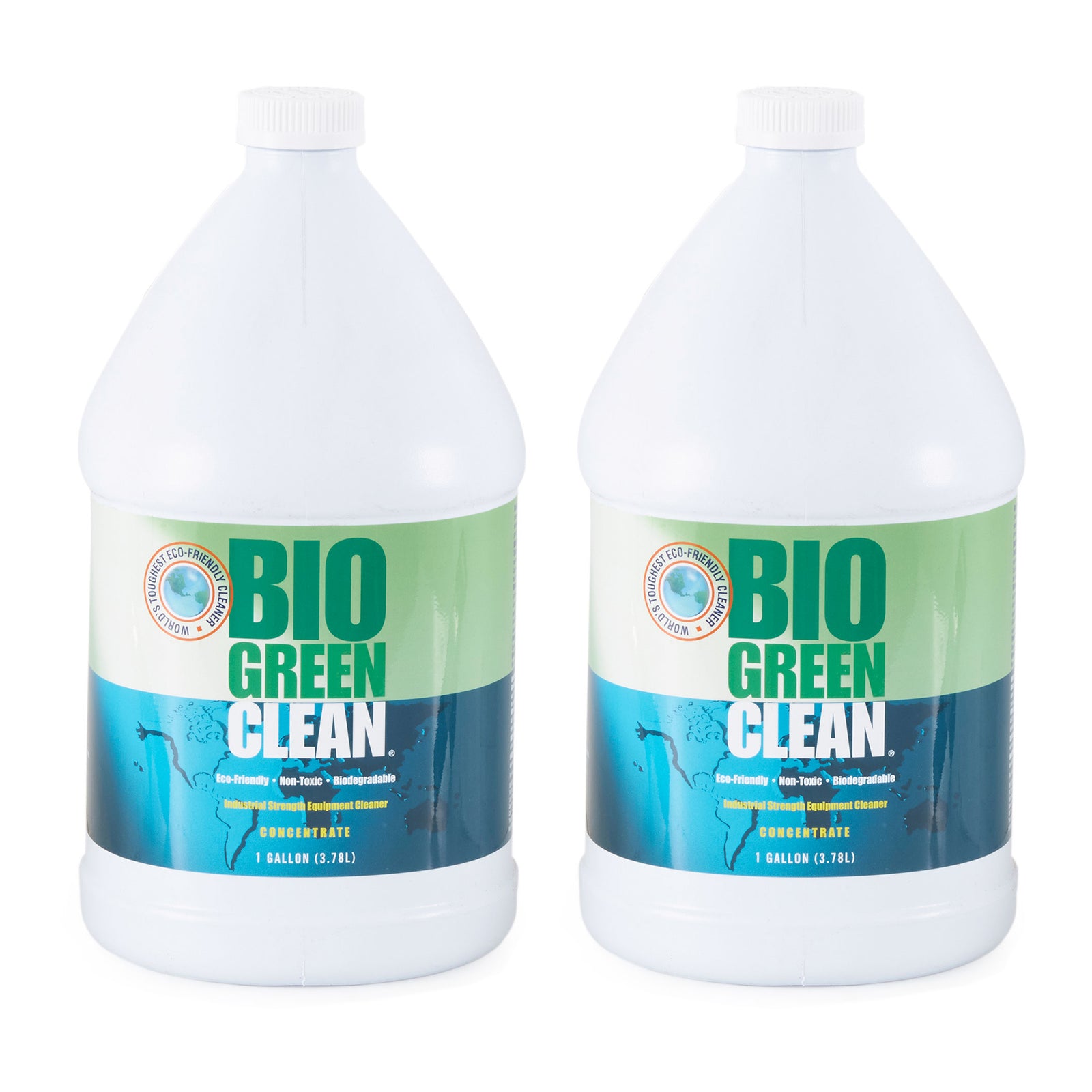 Bio Green Clean 1 Gallon Industrial All-Purpose Cleaner Containers, (2 Pack) - VMInnovations
