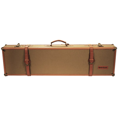 Birchwood Casey Sportlock Leatherlock Deluxe Takedown Shotgun Travel Case, Tan - VMInnovations