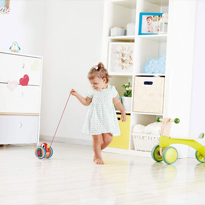Hape Wooden Wobbling and Flapping Baby Bird Pull-Along Toddler Toy (Used) - VMInnovations