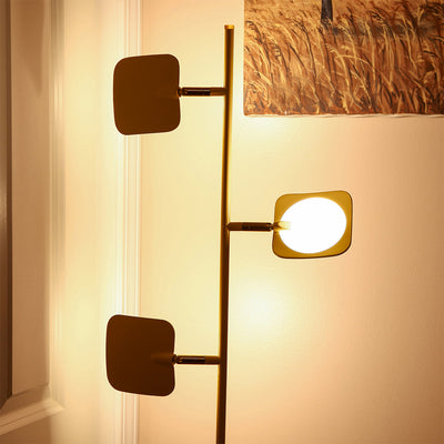Brightech Tree LED Spotlight Bright 3 Light Standing Floor Lamp Brass (Open Box)