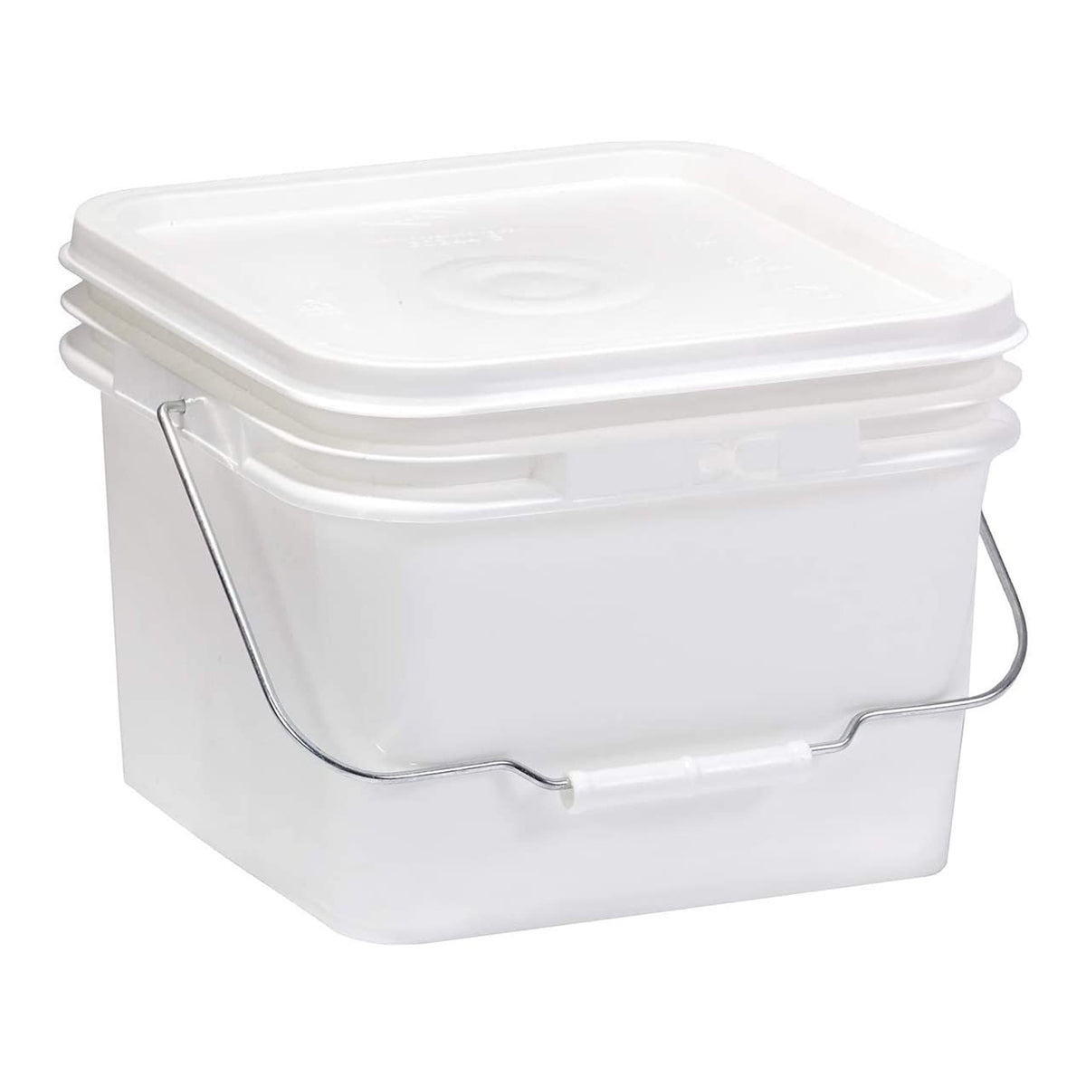Little Giant Plastic Honey Bee Feeding Bucket for Beekeeping, 2 Gallon (3 Pack)