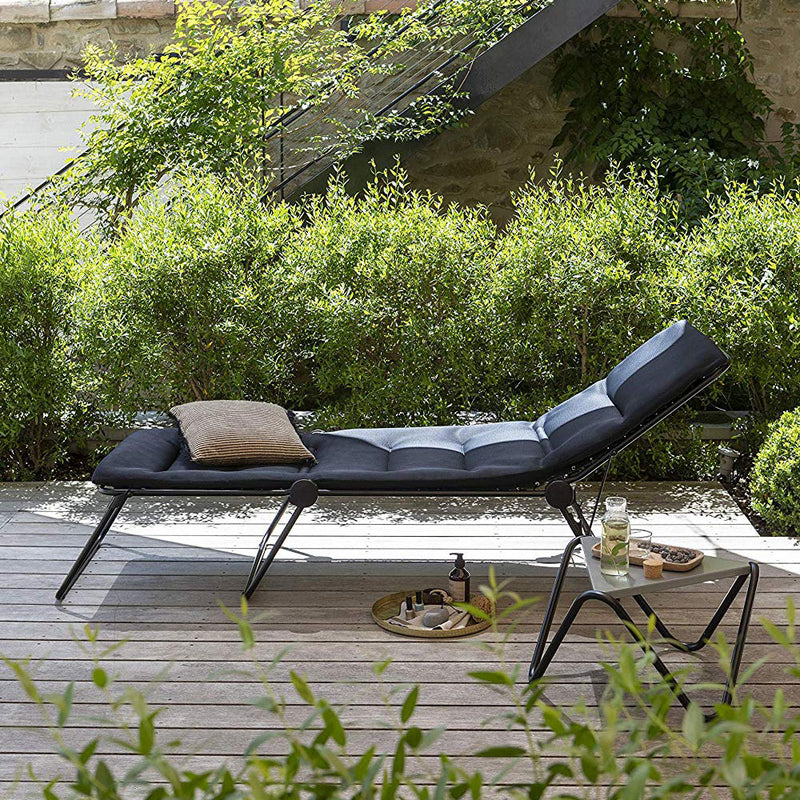 Lafuma Siesta Patio and Poolside Sunbathing Cushion Chaise Lounge Chair (Used)