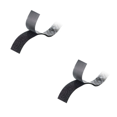 Velcro Brand 10ft Industrial Strength Low Profile 1In Fastener Roll, Black (2)