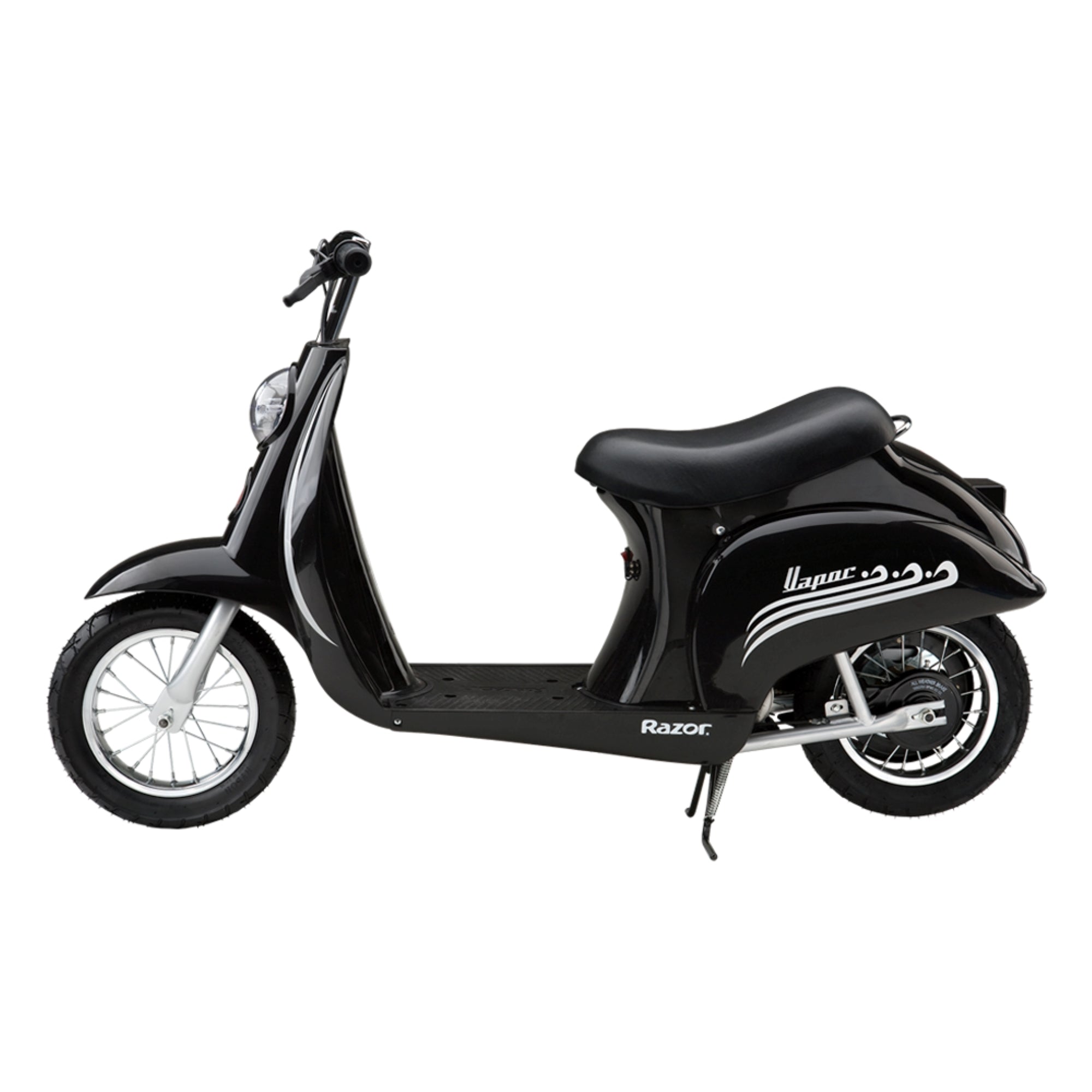 Razor Pocket Mod Miniature Euro 24V Kids Electric Motor Scooter & Helmet, Black