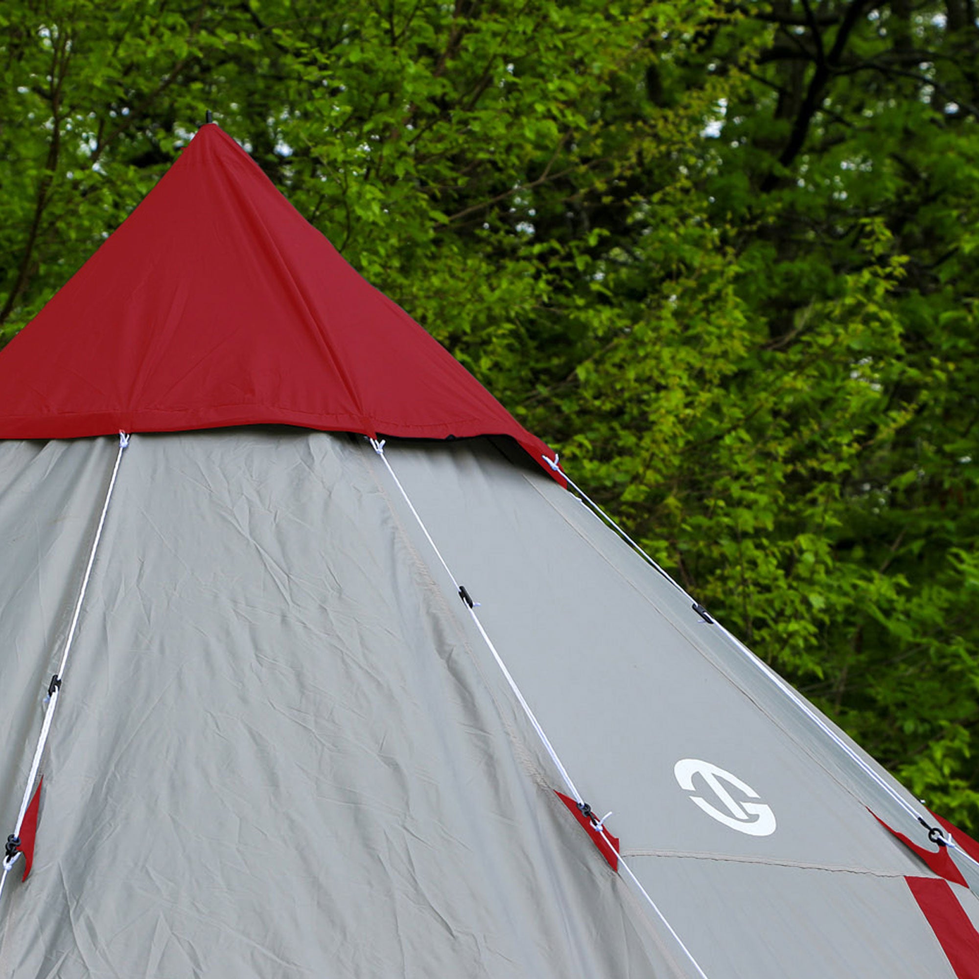 Tahoe Gear Blackhorn 4 Outdoor Camping 10 Foot 4 Person Sleeper Cone Style Tent