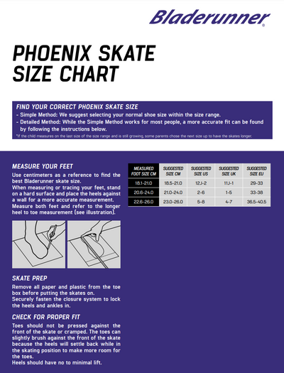 Rollerblade Bladerunner Phoenix Boys Adjustable Inline Skate, Size 5-8 (Used)