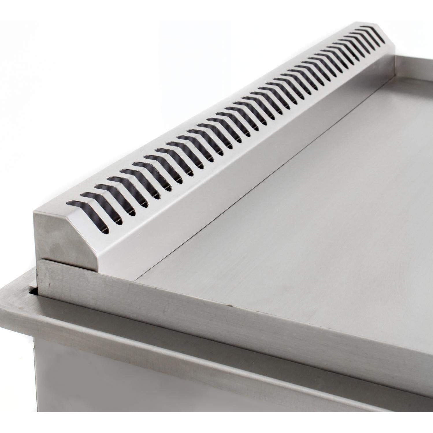 Blaze 30-Inch Built-In Natural Gas Griddle with Control Knobs, Stainless Steel