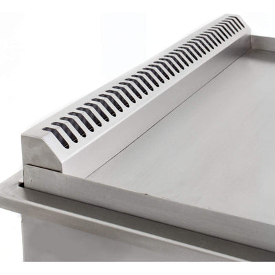Blaze 30-Inch Built-In Natural Gas Griddle with Control Knobs, Stainless Steel