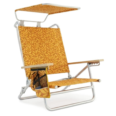 Bliss Hammocks Folding Beach Chair, Backpack Recliner with Canopy, (Used)