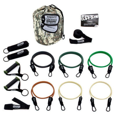 Bodylastics 14 Pc Exercise Warrior Set with Weight Resistance Bands (Open Box)