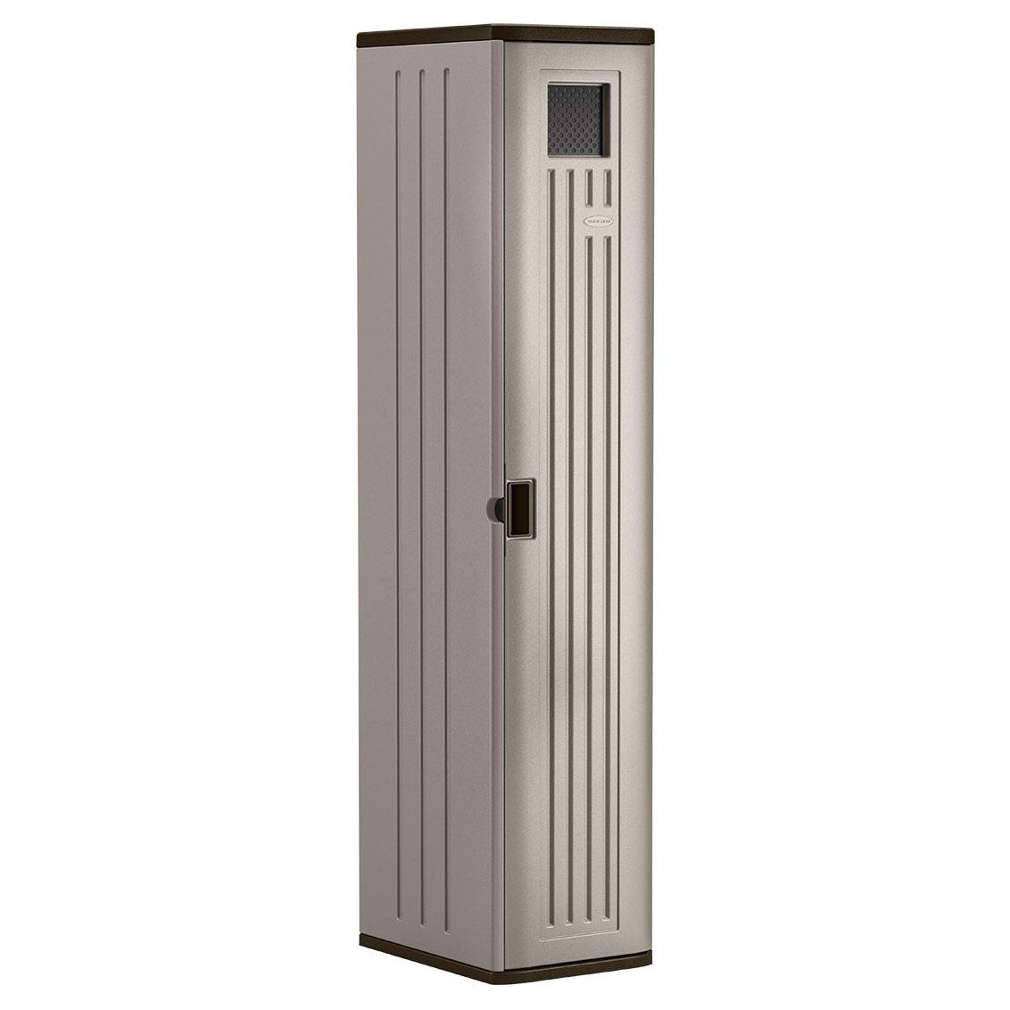 Suncast Tall Easy Assembly Garage Cabinet Storage Locker with Vent (Open Box)