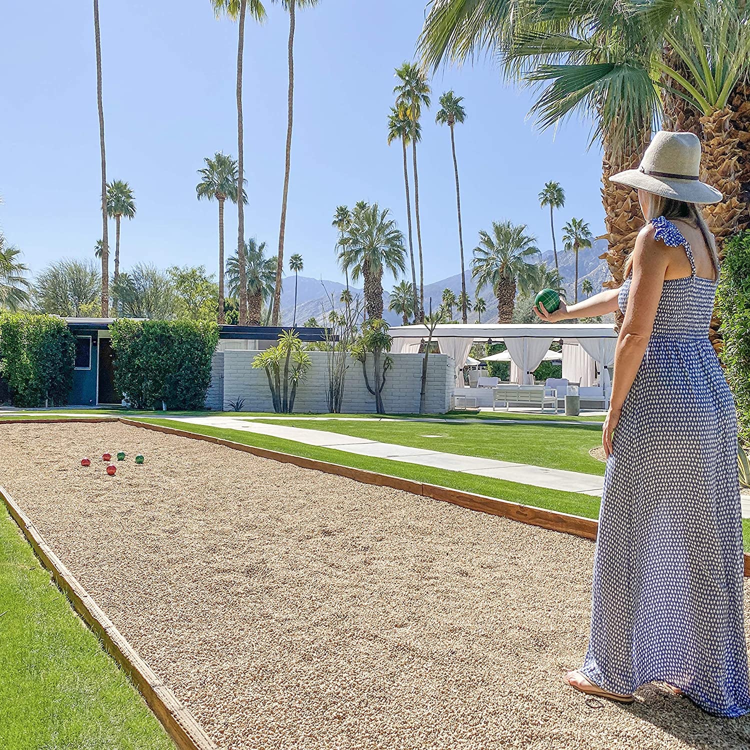 GoSports 100mm Bocce Set Backyard Lawn Game Set with 8 Balls and Case (Open Box) - VMInnovations